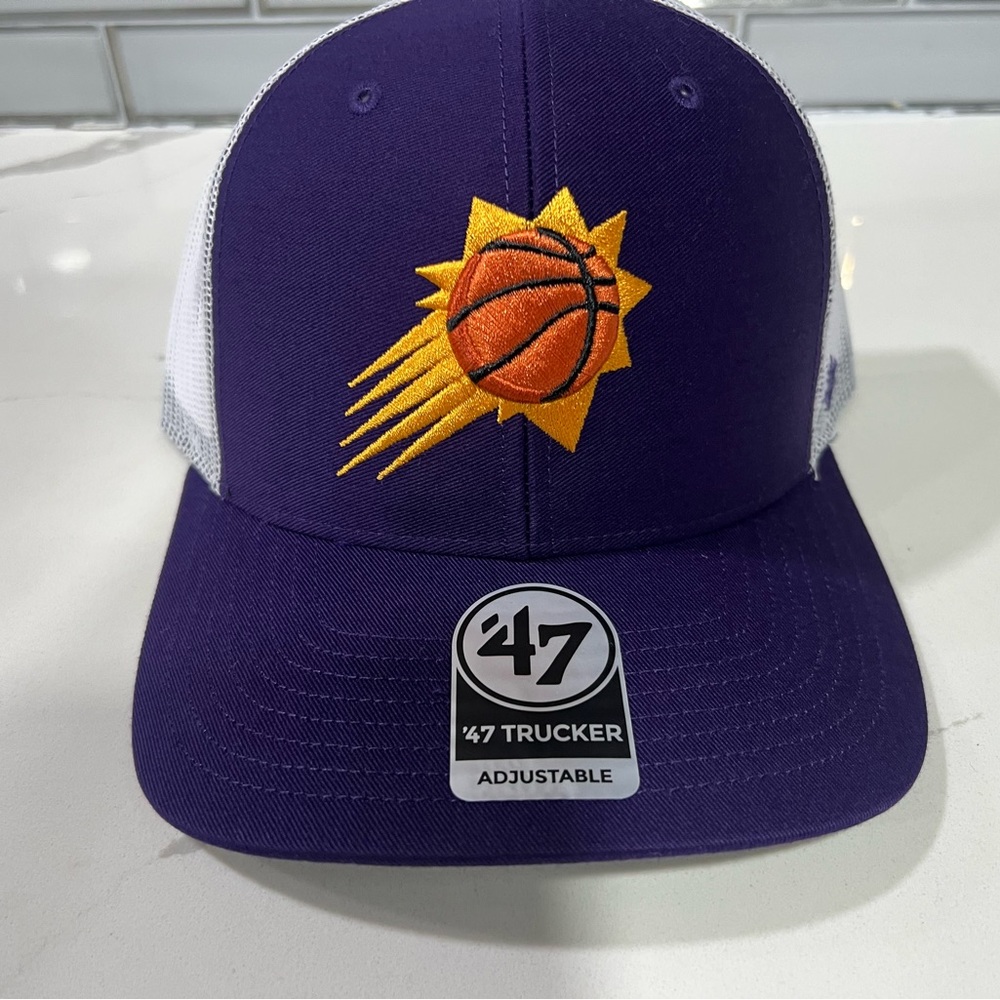 Phoenix Suns 47 Brand MVP 2Tone Mesh Trucker Adjustable SnapBack Hat Cap